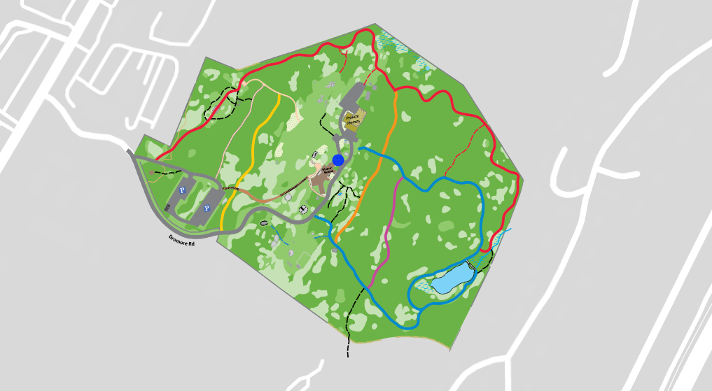 Map of the Greenburgh Nature Center